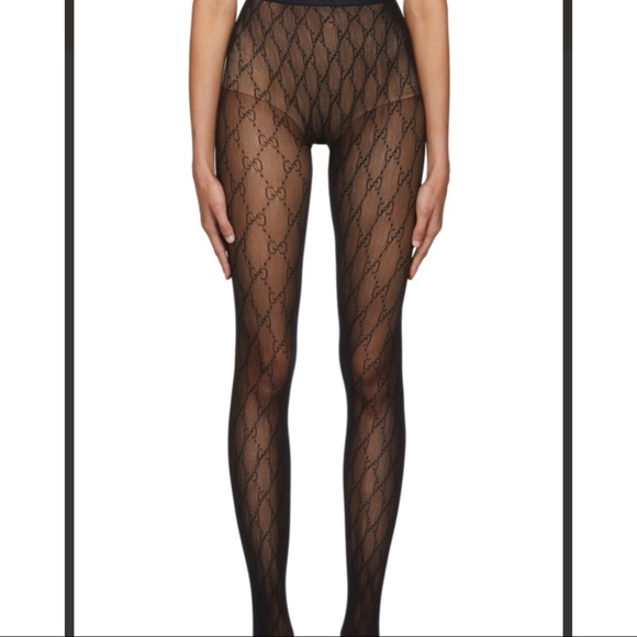 Gucci | Other | Gucci Black Gg Tights 